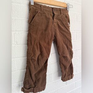 Burberry Kids Brown Corduroy Pants